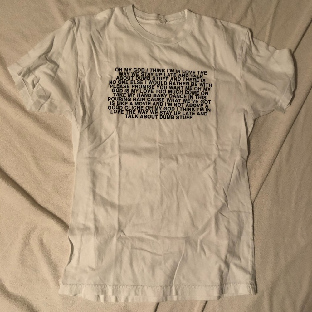 lany “dumb stuff” t shirt